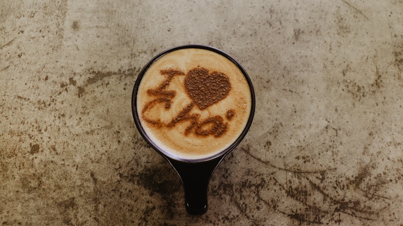 A cup of chai with I love chai art, representing the small daily chai and snack expenses that add up to lakhs over time