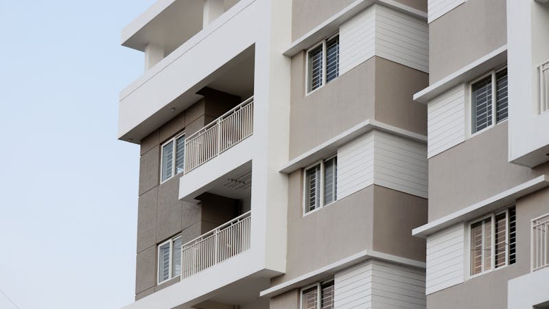 Modern Indian apartment building, representing the property behind your home loan balance transfer decision